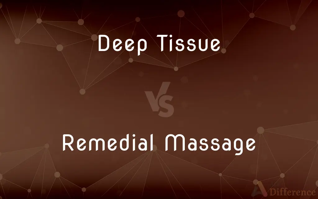 Deep Tissue vs. Remedial Massage — What's the Difference?