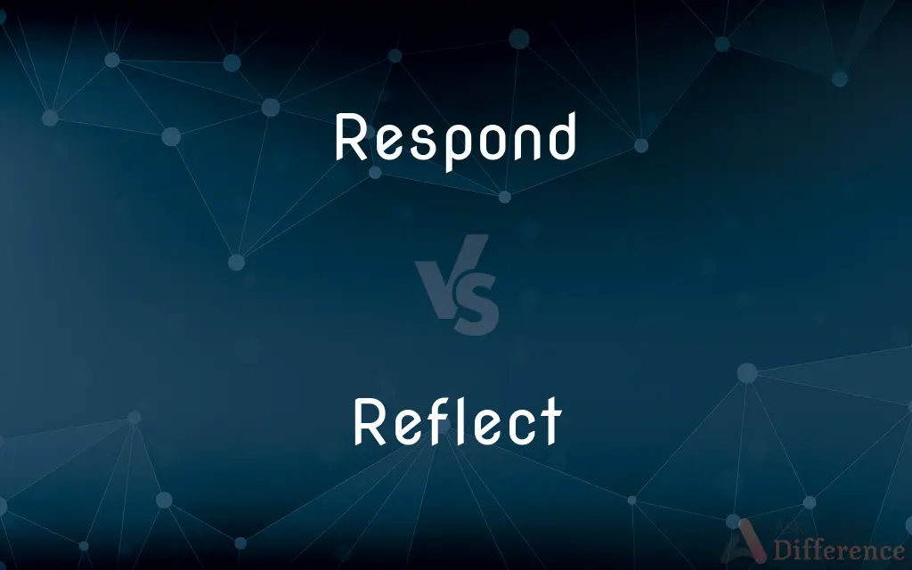 Respond vs. Reflect — What's the Difference?