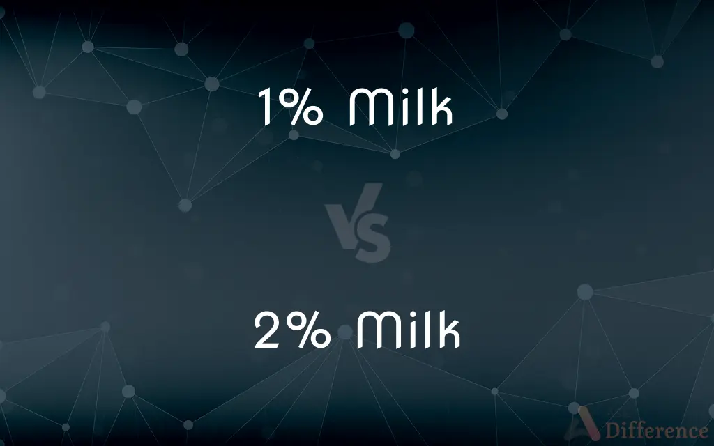 1% Milk vs. 2% Milk — What's the Difference?