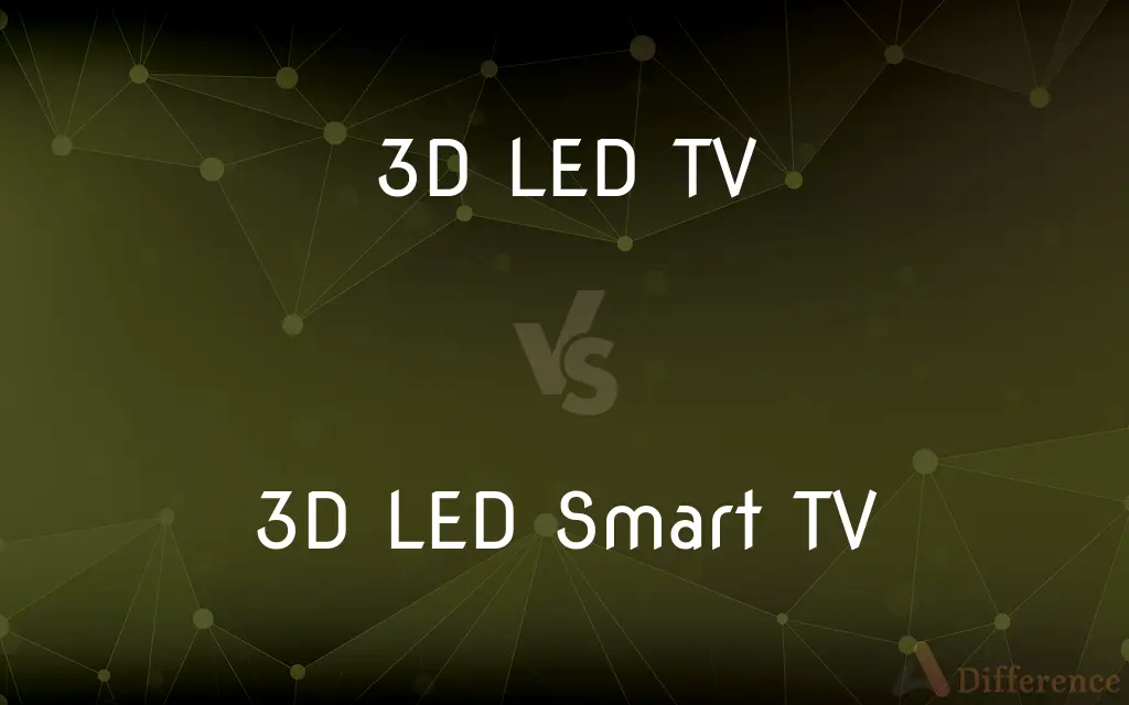 3D LED TV vs. 3D LED Smart TV — What's the Difference?