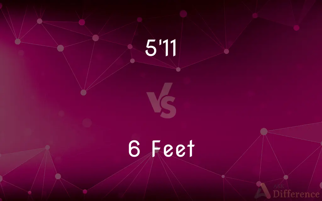 5'11 vs. 6 Feet — What's the Difference?