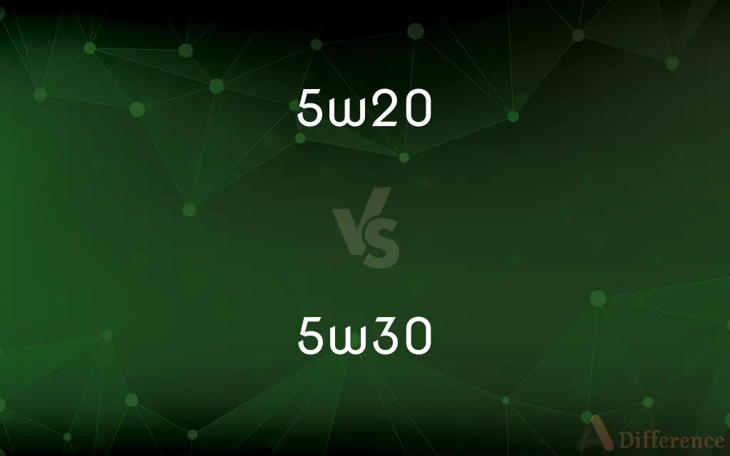 5w20 vs. 5w30 — What's the Difference?