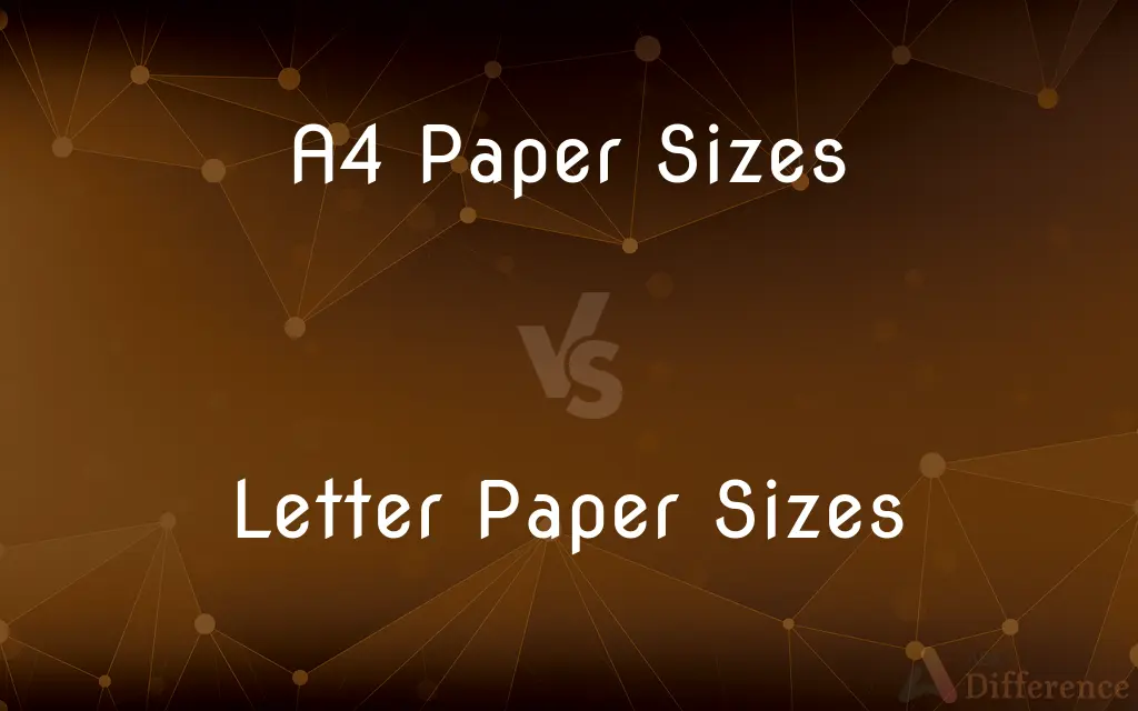 A4 Paper Sizes Vs Letter Paper Sizes — Whats The Difference 4315