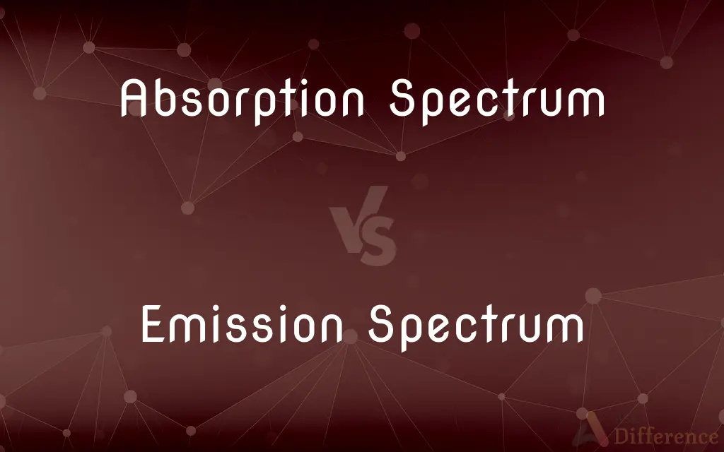 Absorption Spectrum vs. Emission Spectrum — What's the Difference?