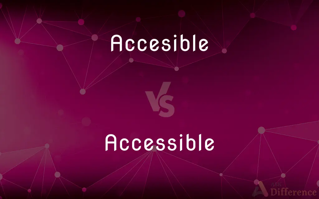 Accesible vs. Accessible — Which is Correct Spelling?