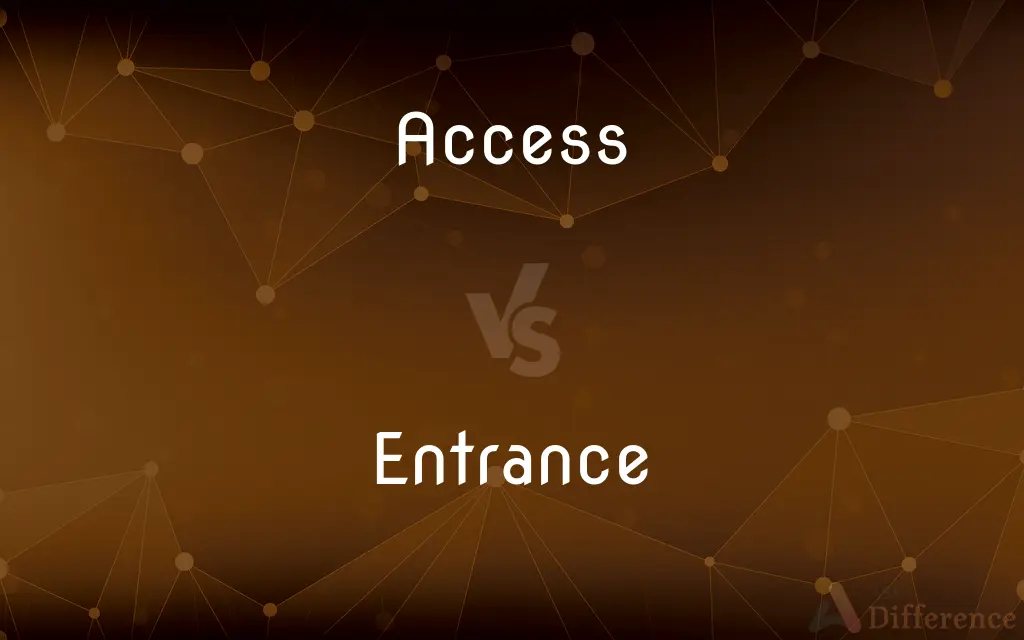 Access vs. Entrance — What's the Difference?