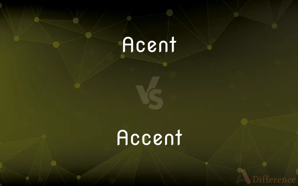 Acent vs. Accent — Which is Correct Spelling?