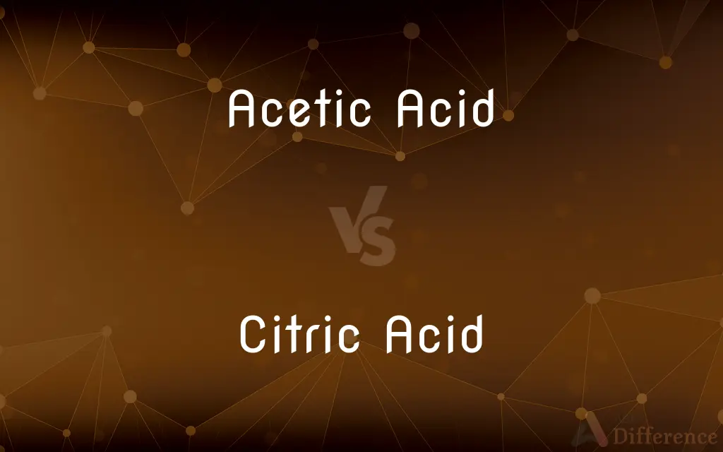 Acetic Acid vs. Citric Acid — What's the Difference?