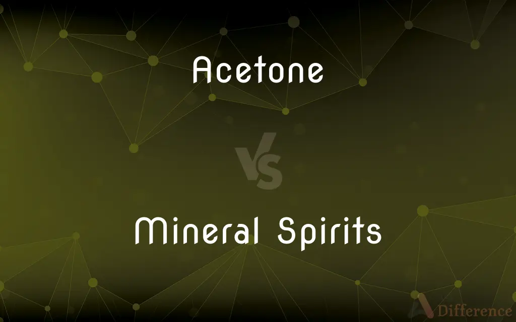 Acetone vs. Mineral Spirits — What's the Difference?