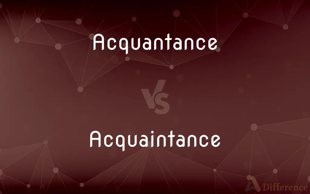 Acquantance vs. Acquaintance — Which is Correct Spelling?