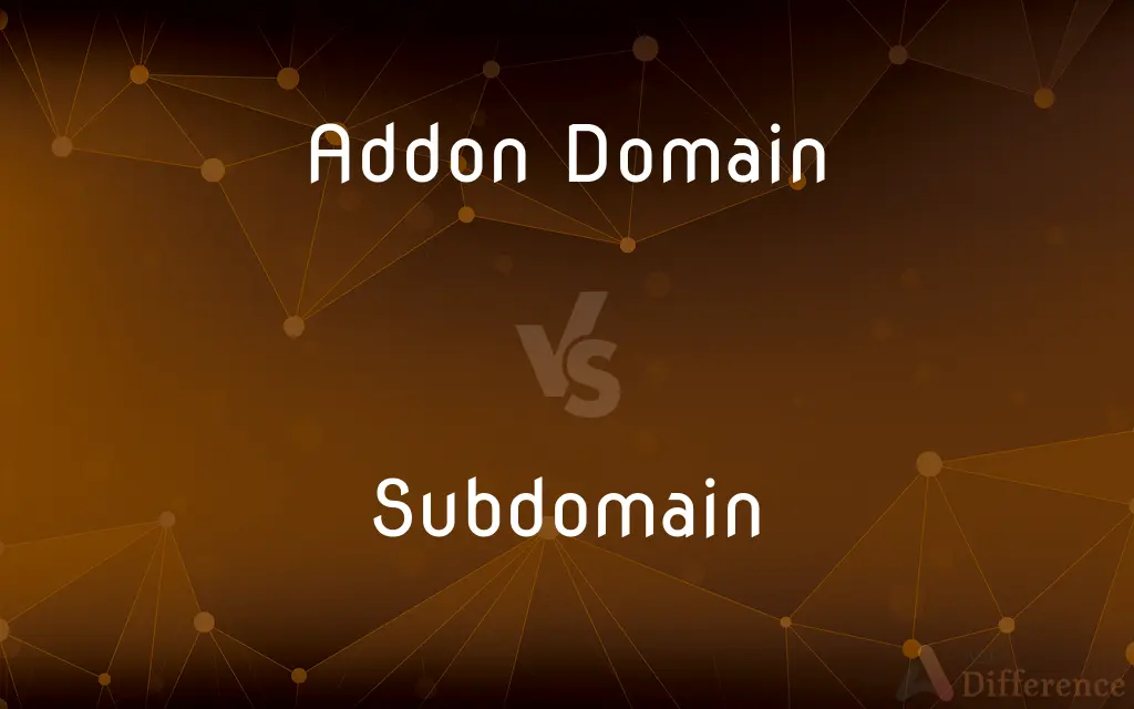 Addon Domain vs. Subdomain — What's the Difference?