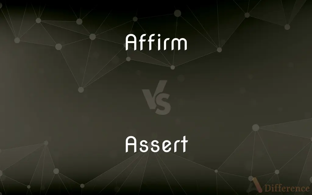 Affirm Vs Assert — Whats The Difference