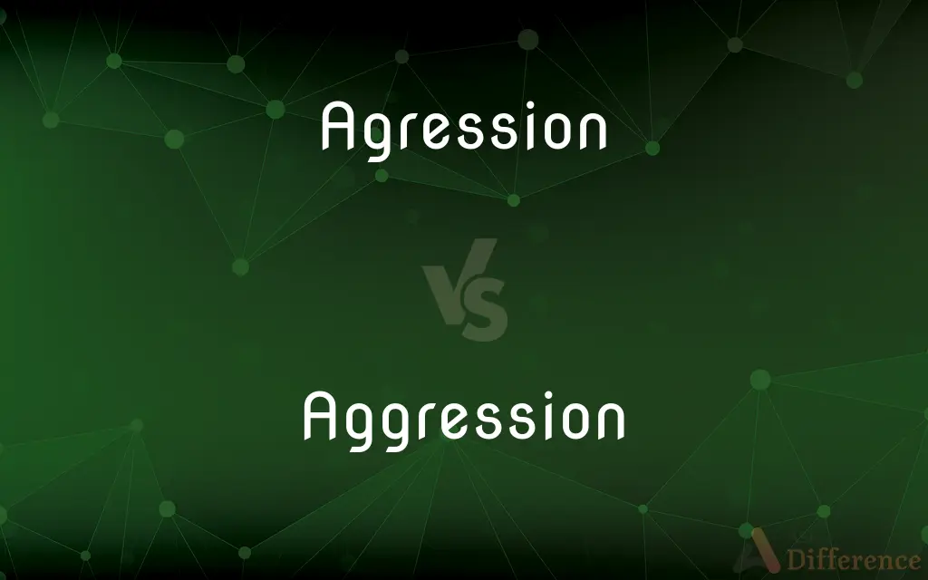 Agression vs. Aggression — Which is Correct Spelling?