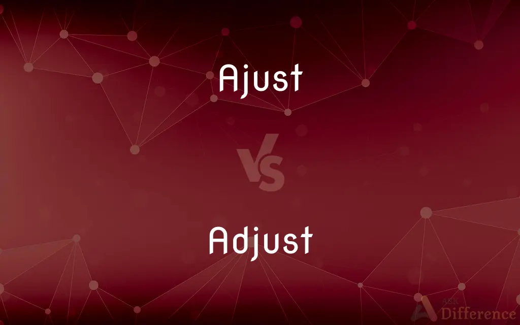 Ajust vs. Adjust — Which is Correct Spelling?