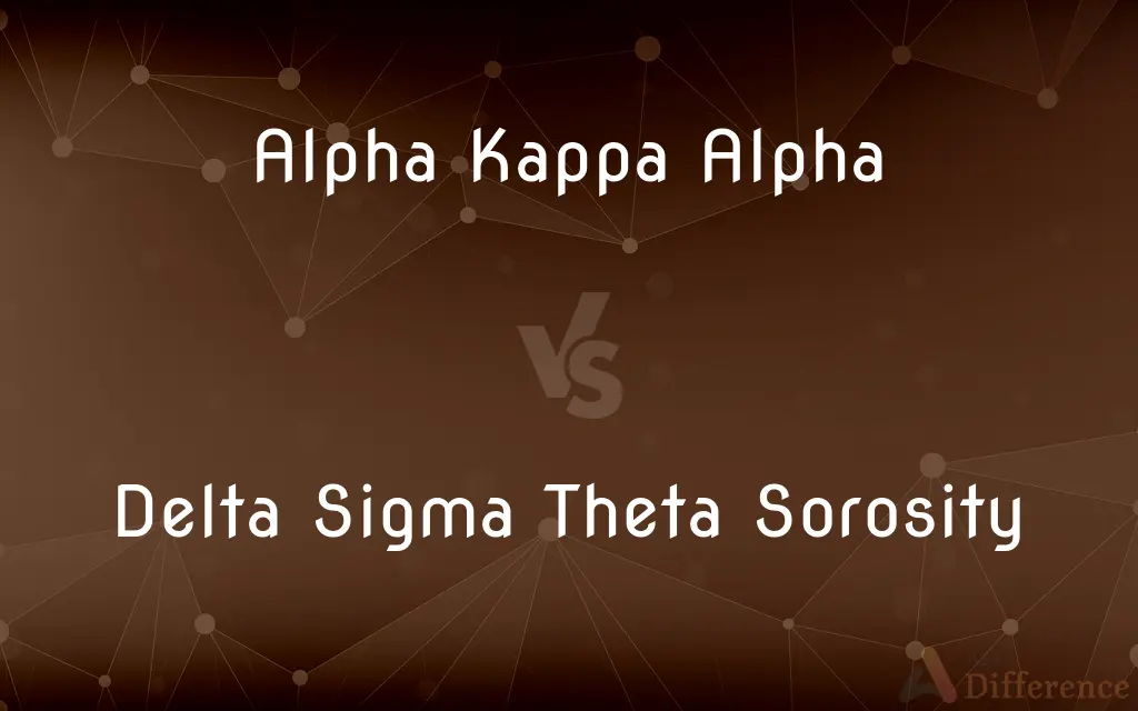 Alpha Kappa Alpha vs. Delta Sigma Theta Sorosity — What's the Difference?