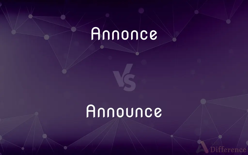 Annonce vs. Announce — Which is Correct Spelling?