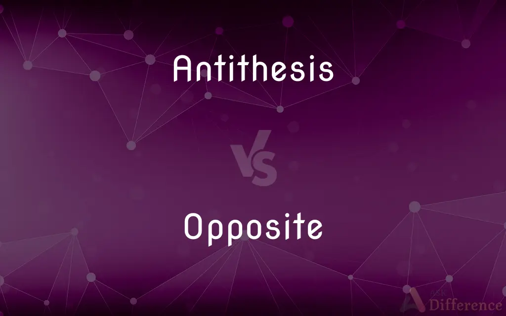 antithesis meaning opposite