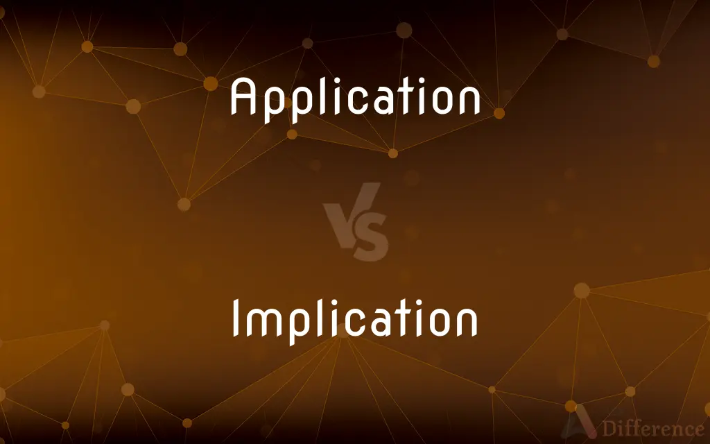 Application vs. Implication — What's the Difference?