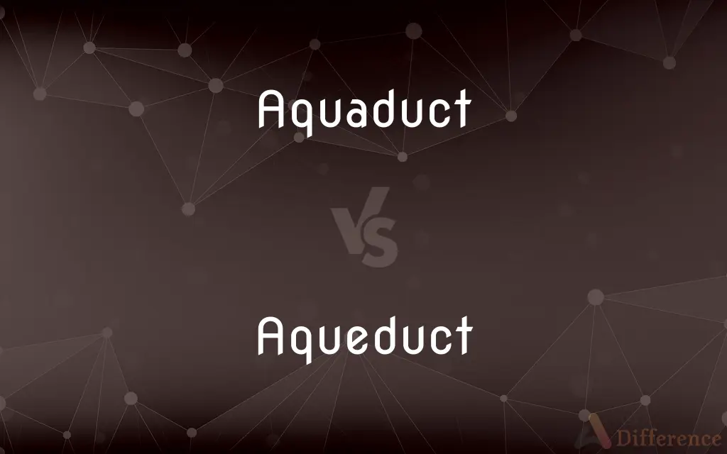 Aquaduct vs. Aqueduct — Which is Correct Spelling?