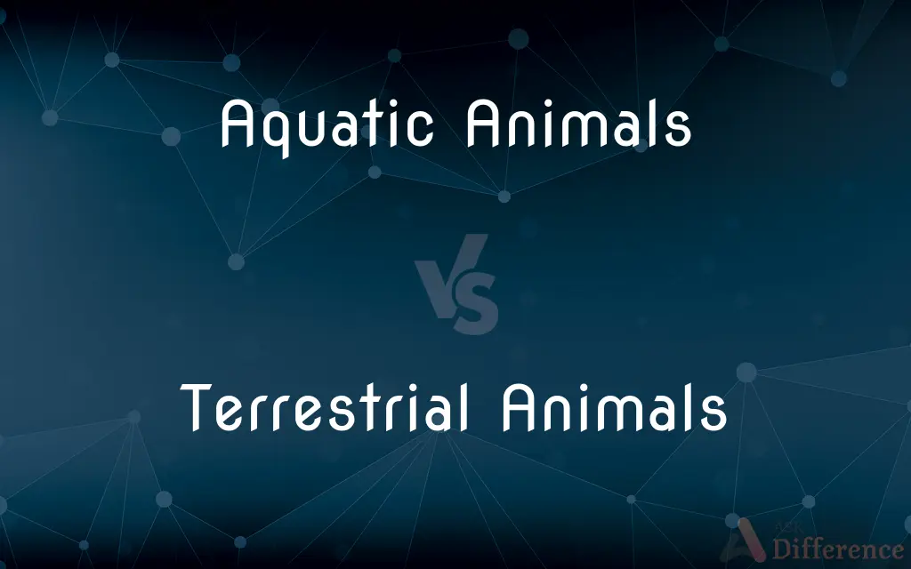 Aquatic Animals vs. Terrestrial Animals — What's the Difference?