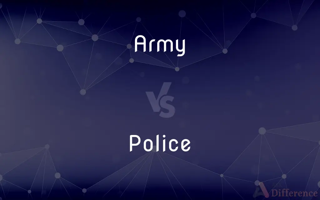 Army vs. Police — What's the Difference?