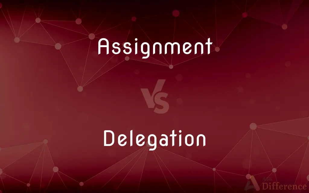 assignment vs delegation