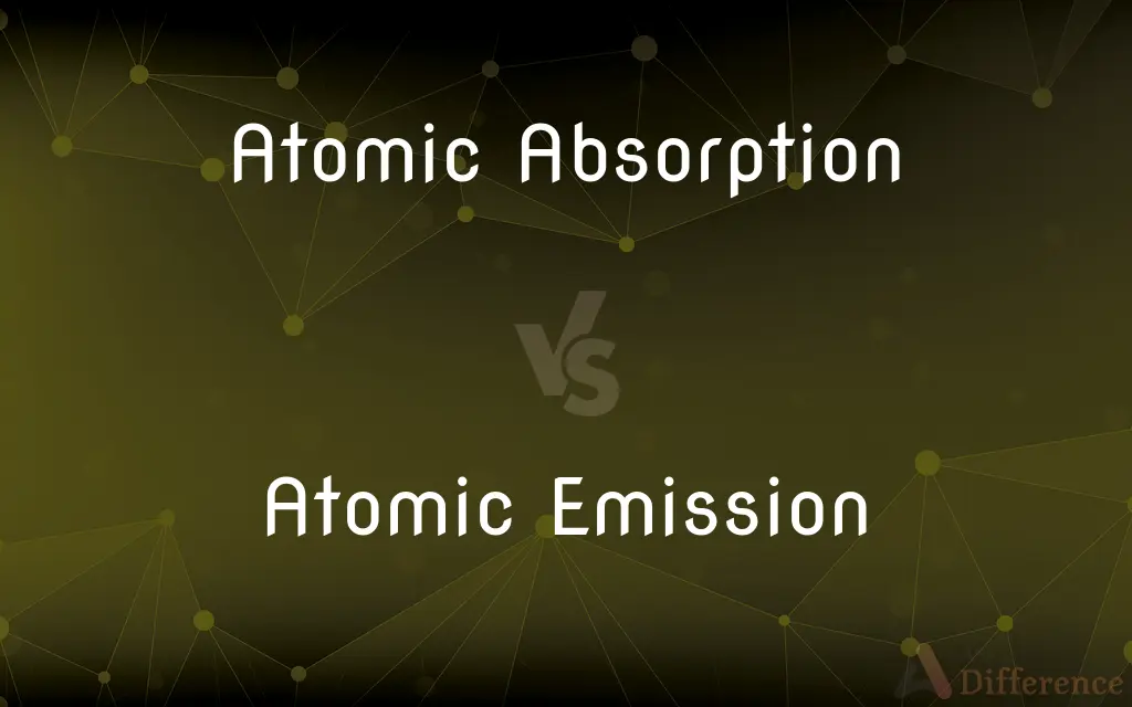 Atomic Absorption vs. Atomic Emission — What's the Difference?