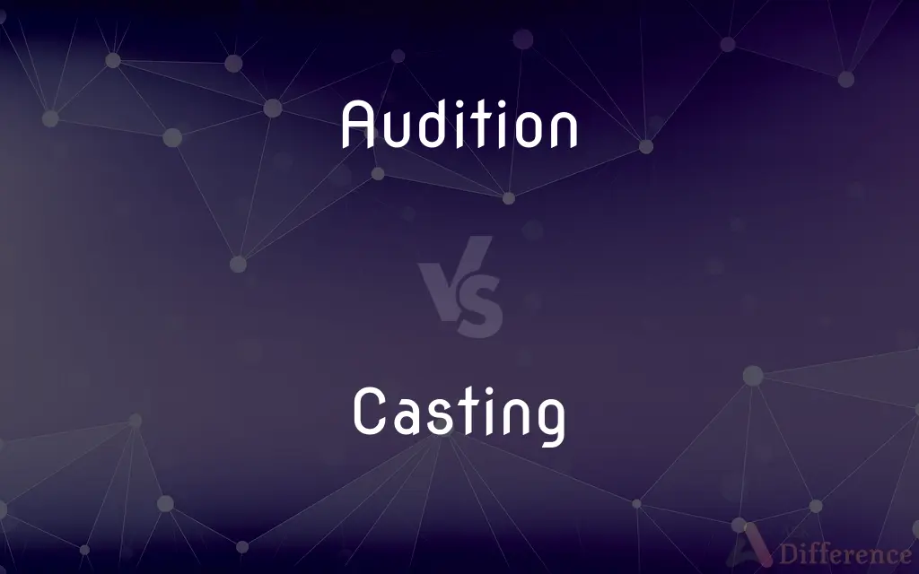 Audition vs. Casting — What's the Difference?