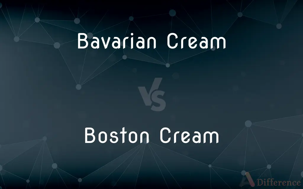 Bavarian Cream vs. Boston Cream — What's the Difference?