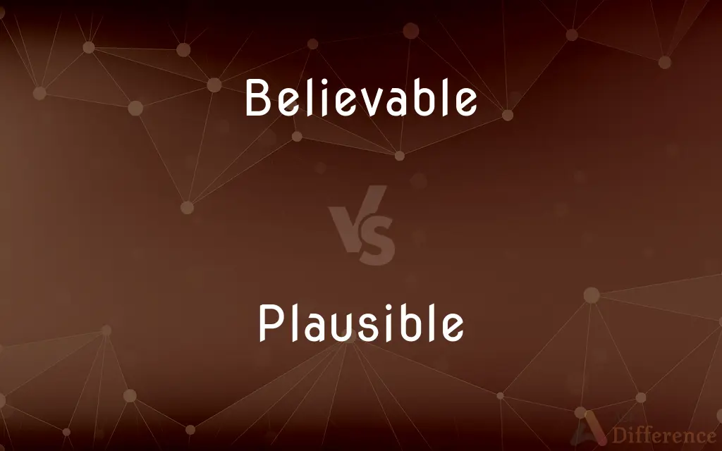 Believable vs. Plausible — What's the Difference?