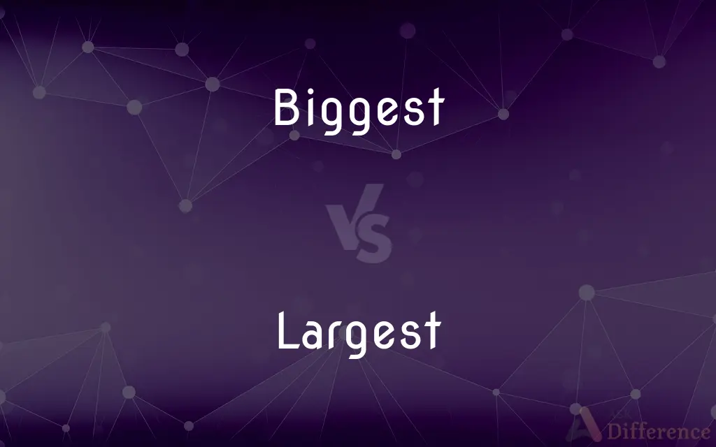 Biggest vs. Largest — What's the Difference?