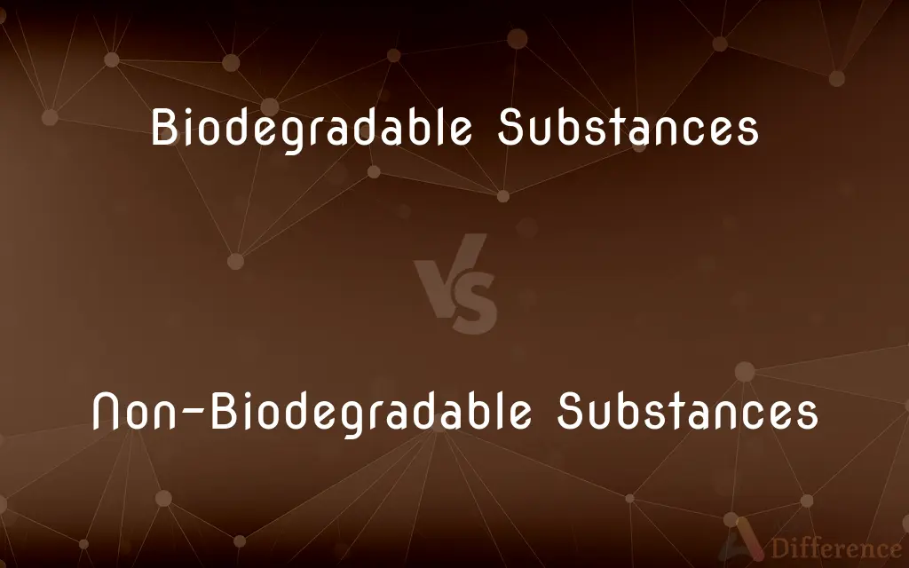 Biodegradable Substances vs. Non-Biodegradable Substances — What's the Difference?