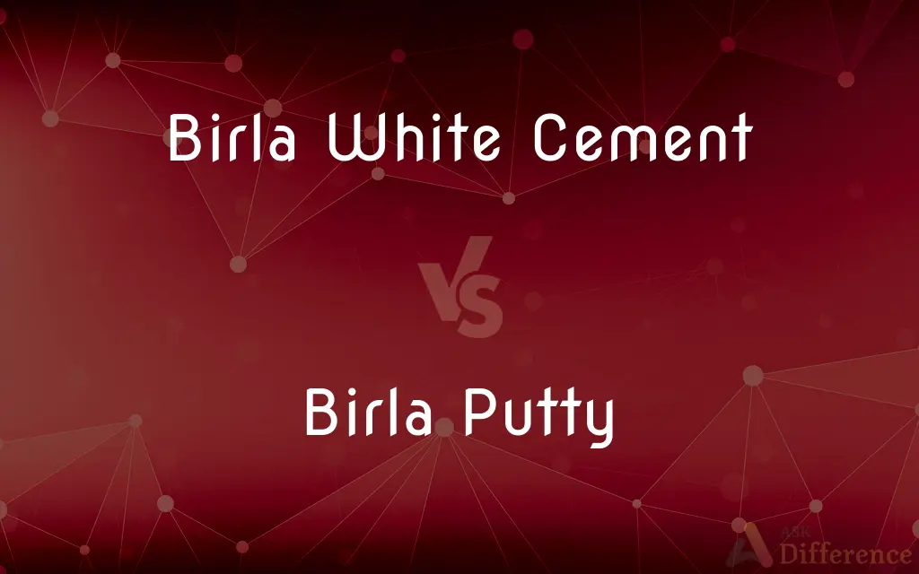 Birla White Cement vs. Birla Putty — What's the Difference?