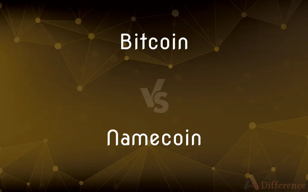 Bitcoin vs. Namecoin — What's the Difference?