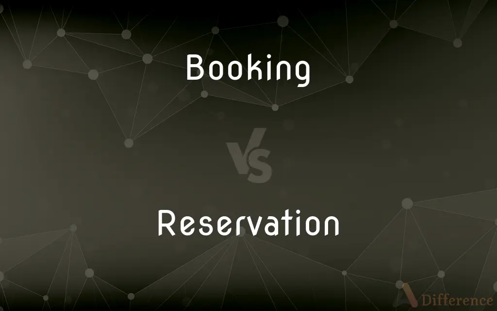 Booking vs. Reservation — What's the Difference?