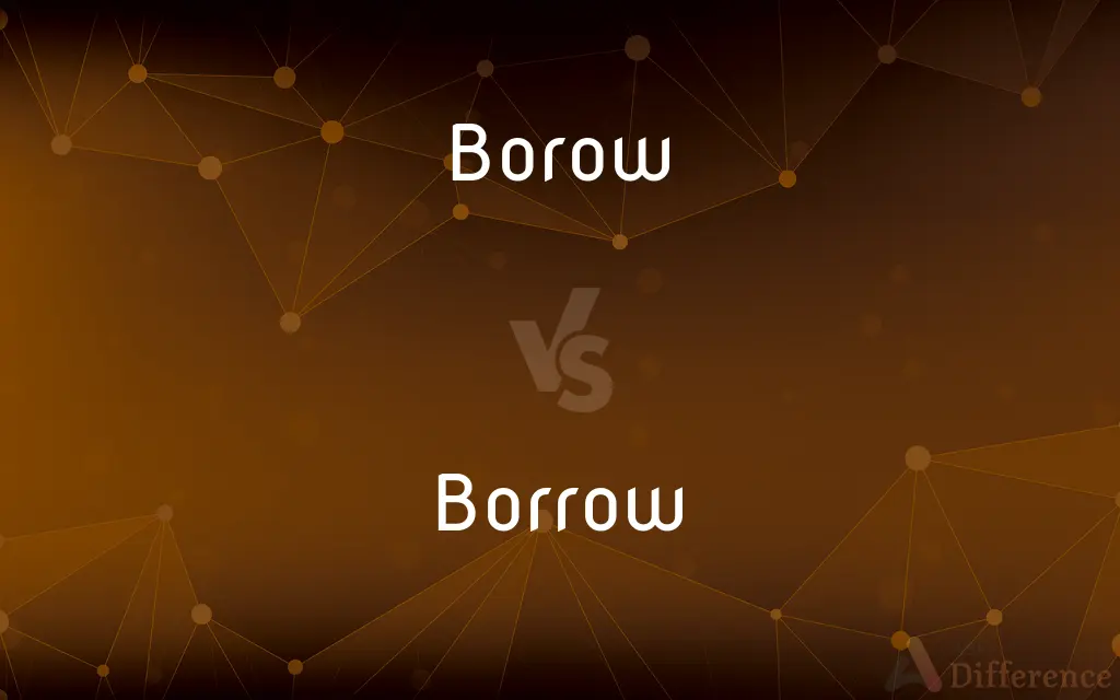 Borow vs. Borrow — Which is Correct Spelling?