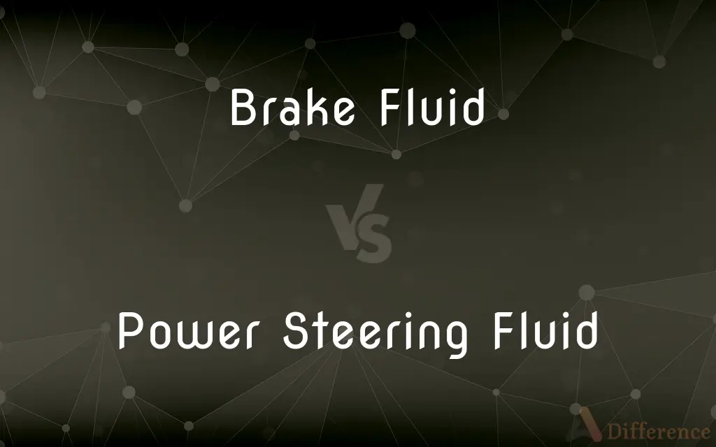 Brake Fluid vs. Power Steering Fluid — What's the Difference?