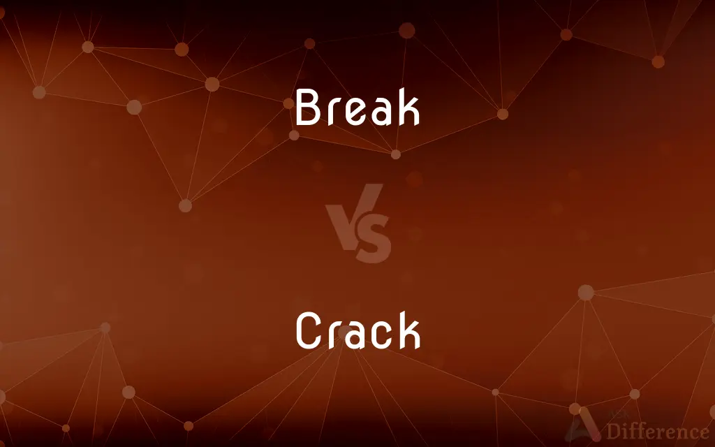 Break vs. Crack — What's the Difference?