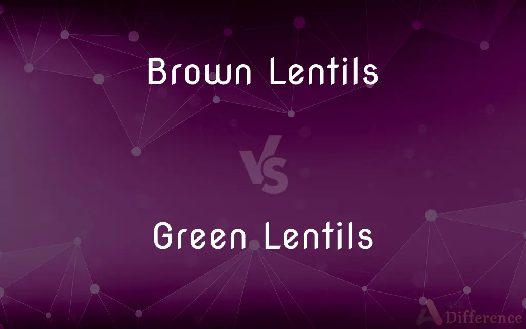 Brown Lentils vs. Green Lentils — What's the Difference?