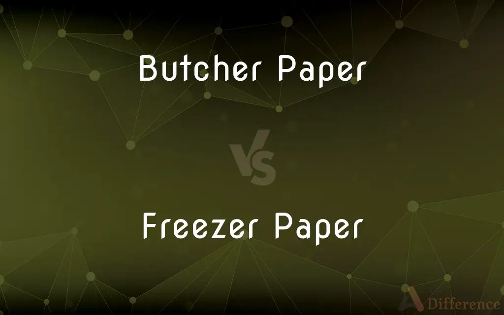 Butcher Paper vs. Freezer Paper — What's the Difference?