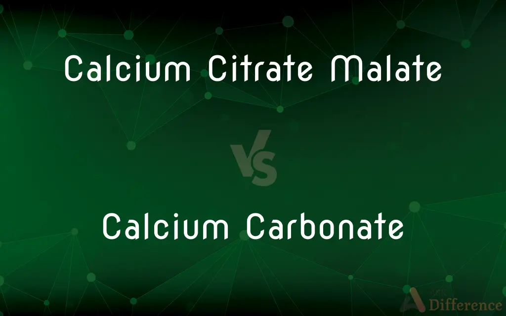 Calcium Citrate Malate vs. Calcium Carbonate — What's the Difference?