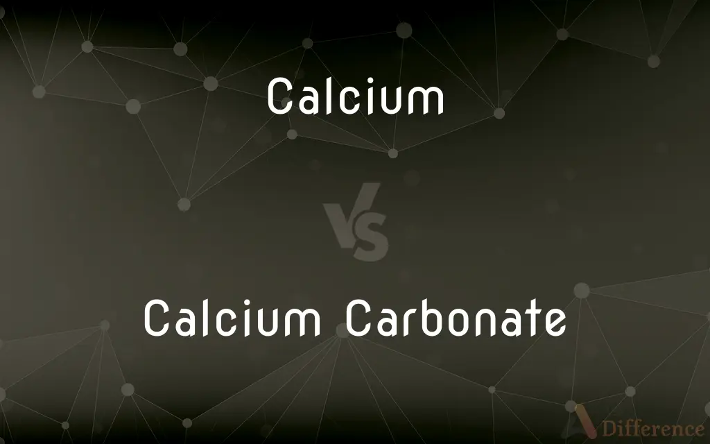 Calcium vs. Calcium Carbonate — What's the Difference?