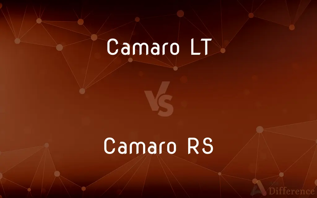 Camaro LT vs. Camaro RS — What's the Difference?