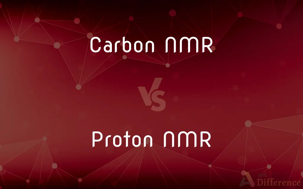 Carbon NMR vs. Proton NMR — What's the Difference?