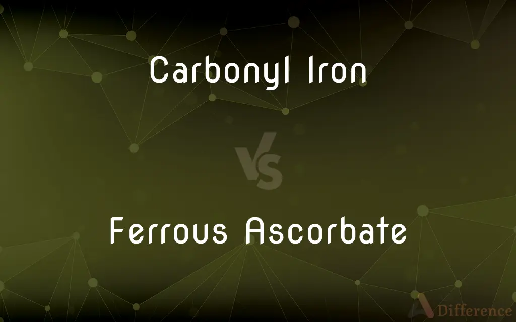 Carbonyl Iron vs. Ferrous Ascorbate — What's the Difference?