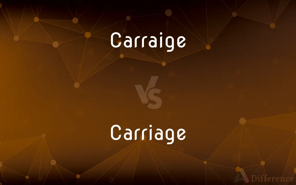 Carraige vs. Carriage — Which is Correct Spelling?