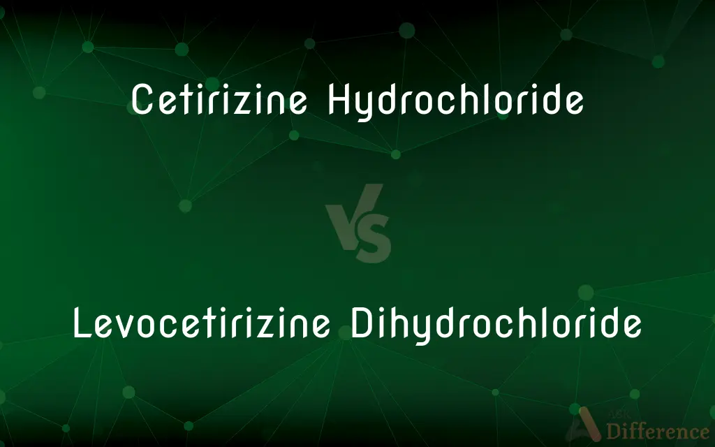 Cetirizine Hydrochloride vs. Levocetirizine Dihydrochloride — What’s