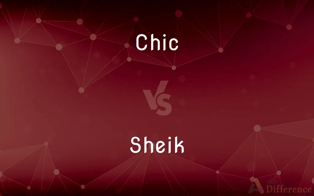 Sheik, Chic or Sheek - What's the Difference?