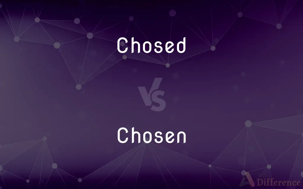 Chosed vs. Chosen — Which is Correct Spelling?