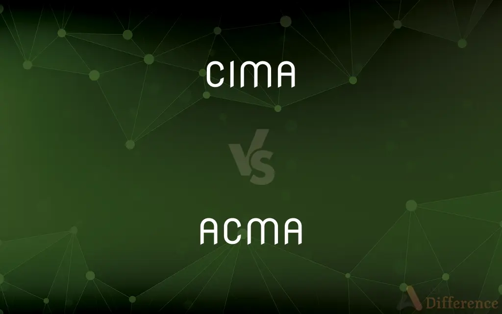 CIMA vs. ACMA — What's the Difference?